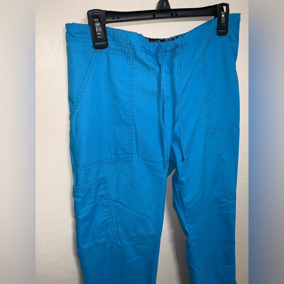 SCRUBSTAR Turquoise Drawstring Scrubs Pants - Picture 2 of 9